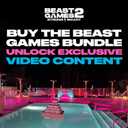 Feastables Beast Games Season 2 Snack Bundle, 10 Count, MrBeast Chocolate Bars & Cups, Protein Milk, Hydration Drink & Beef Jerky BBD 25/apr/26