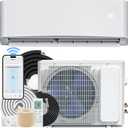 YITAHOME 22 SEER2 12000 BTU Mini Split Air Conditioner Heat Pump System, WiFi Enabled 115V Inverter Ductless AC Cool Up to 750 Sq. Ft with Installation Kit, Pre-Charged Condenser, 1 Ton
