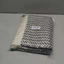 Lahome Boho Bathroom Rugs, Small 2x3 Entry Rug Washable Front Door Bath Mat Woven Cotton Area Rug with Tassels, Farmhouse Non Shedding Lightweight Grey Throw Rug Low Pile Carpet for Kitchen