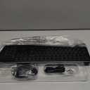 Wireless Keyboard and Mouse Combo - RGB Backlit, Rechargeable & Light Up Letters, Full-Size, Ergonomic Tilt Angle, Sleep Mode, 2.4GHz Quiet Keyboard Mouse for Mac, Windows, Laptop, PC (Black)