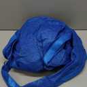 Colourtree 10' x 10' x 14' Blue Sun Shade Sail Right Triangle Canopy Fabric Cloth Screen TAPRT10, Water Permeable & UV Resistant, Heavy Duty, Carport Patio Outdoor 