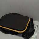 LONBET 26 Gal. Laundry Basket with Lid, Made from Breathable Fabric Aesthetic Clothes Hampers for Laundry with Side Handles & Sturdy Bamboo Frame Laundry Hamper with Lid & Removable Bag, Black (Black)