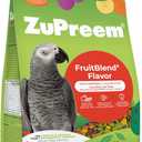 ZuPreem FruitBlend Parrot & Conure Food, Uniform Bird Food, M/L, 3.5 lb Bird Food Pellets, Real Fruit, Fruit Blend, Conures, African Greys, Caiques, Eclectus, Cockatoos, Medium Large Birds, USA, BBD 01/09/2028