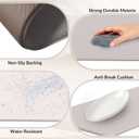 Kitchen Mats for Floor Kitchen Rugs, Cushioned Anti-Fatigue Waterproof Non-Slip Kitchen Mats Set, Ergonomic Comfort Standing Mat for Kitchen, Floor, Home, Office, Beige 17.3"x59"