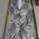 edaknez Large Fish Wall Art, Coastal Nautical Decor, Outdoor Indoor Metal Wall Art, School of Fish Wall Sculpture, for Living Room, Bedroom Beach or Boat Decor (55 x 13 inch)