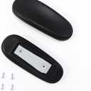 Office Chair Arm Replacement,Gaming Chair Replacement Armrest Arm Pads Universal 4" Mounting Hole Parts(Set of 2) Black
