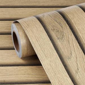 45CM X 5M Waterproof PVC Imitation Wood Grain Wall Sticker, Wall Decor Removable Self-A-adhesiveFor Innovative Home Decoration Ideas(B)