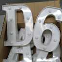 BainGesk Graduation Decorations Class of 2026, 8 LED Marquee Light Up Letter GRAD 2026 Sign for Graduation Party Decor, 2026 Graduation Decorations Party Favor Supplies