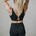 Women's Yoga Pants 7/8 High Waisted Workout Yoga Leggings for Women Butt Lifting Tummy Control Booty Tights (Black), M