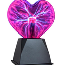 Avec  7 Inch Plasma Ball, Plasma Lamp/Light, Plasma Electric Nebula Lightening Ball, Touch & Sound Sensitive, for Parties, Home, Decorations, Gift for Holiday and Birthday, Novelty Toy