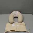 Kanjo Memory Foam Acupressure Neck Pillow - High Density Memory Foam Core - Travel Accessory Pillow - Relieves Neck Pain and Back Pain - Includes Carry Bag