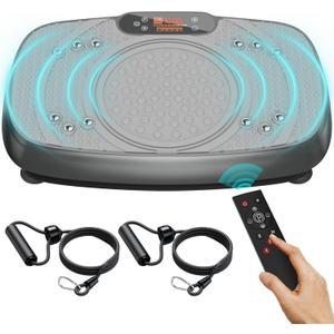 Vibration Plate Exercise Machine: TISSCARE Weight Loss and Lymphatic Drainage Vibrating Plates, Whole Body Workout Sculpting Platform for Home Fitness Fat Burner for Women Men