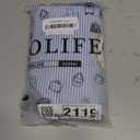 YOOLIFE Makeup Bag Cosmetic Bag, Travel Makeup Bag Portable Pouch Open Flat Make Up Organizer Bag for Toiletries Brushes Small Makeup Bag Gifts for Wife Sister Friend Teacher Girlfriend Mothers Day O (Blue)