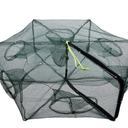 Portable Folded Fishing Net, Easy Use Traps Cage Baits Cast Mesh Trap for Minnow/Crawfish/Crab/Lobster/Fishes