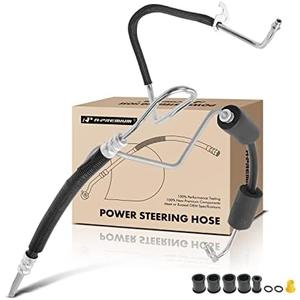 A-Premium Power Steering Hose Pressure Hose Line Assembly Compatible with Cadillac STS 2005-2011 3.6L, Pump To Gear/Rack Pinion