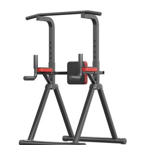 Foldable Power Tower, Adjustable Multifunction Pull Up Bar Tower Station, Pullup Dip Station Rack for Home Gym