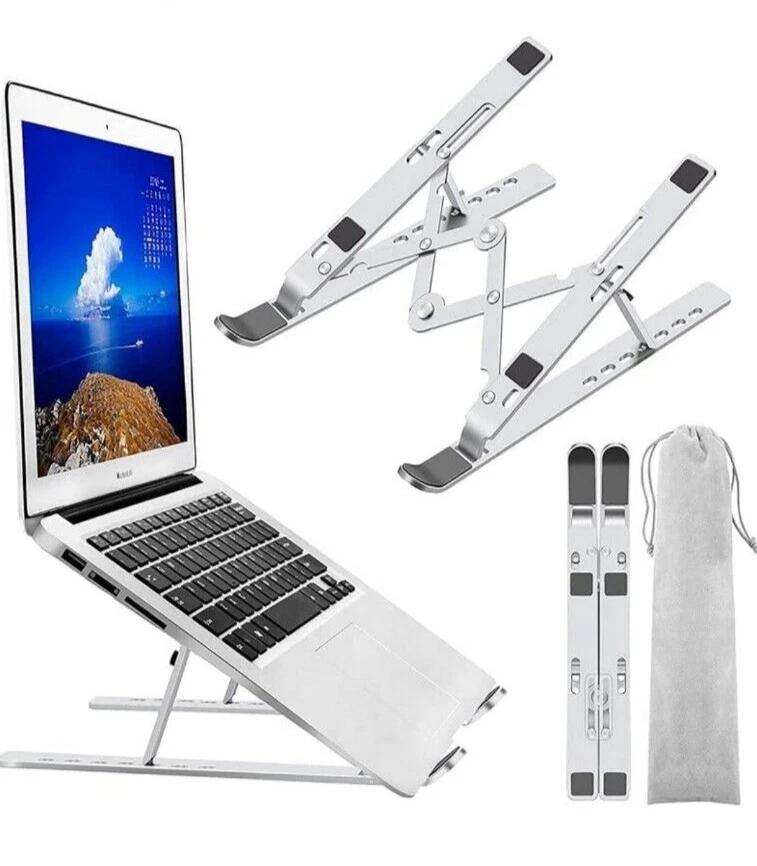 Laptop Stand ~ Foldable Aluminum Alloy With Carry Bag