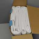 Careboree Pack of 2 Cotton Top-Layer Reusable Tuckable Underpads Incontinence Bed Pads Queen 34"X60" Washable 21" Wings (White)