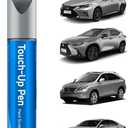1J7 Atomic Silver Metallic Touch Up Paint Compatible with Lexus Exact Match Touch Up Paint Car Scratch Repair (Atomic Silver Metallic(1J7) for CT200h/ES200/250/300h/NX200/300/300h)