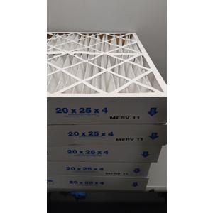 6 Pack Air Filter Unit 20 x 25 x 4 Merv 11