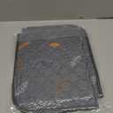 Sunheir Washable Pee Pads for Dogs , Thick Heavy Absorbency Reusable, Prevent Leakage, Waterproof , Non-Slip Pee Pads for Puppy Playpen, Crate, Whelping Box, Potty Training, Grey, 2 packs (Leaves - Deep Grey)