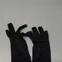 FREETOO Compression Gloves Women Men for Sleeping, Rheumatoid Arthritis Gloves for Women for Wrist Thumb Pain, Carpal Tunnel Relief Gloves for Work, Nerve Pain,Edema Fit Palm 6.8''-7.3'' Black S