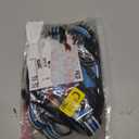 rabbitgoo Dog Harness No Pull with 2 Leash Clips, Adjustable Soft Padded, Reflective Oxford No Choke Pet Vest with Easy Control Handle for Medium Sized Dogs, Blue, M