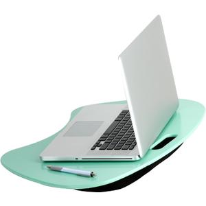 Honey-Can-Do TBL-03540 Portable Laptop Lap Desk with Handle, Mint, 23 L x 16 W x 2.5 H