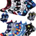 Haysandy 10 Pairs Funny Bowling Socks for Men Novelty Bowling Theme Ankle Socks Bulk Fun Low Cut Sports Gift for Bowlers Lover Dad Father Coworker Staff Boss