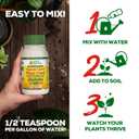 Organic Liquid Plant Food for Indoor Plants & Gardens, Natural NPK Fertilizer w/Beneficial Microbes, Rapid Results, Vegan, Best Value Super Concentrate, Smart Grower, Makes 160 Gallons (32 Fl Oz)