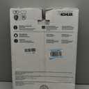 Kohler 20110-0 Brevia Elongated Toilet Seat with Grip-Tight Bumpers, Quiet Close, Attach Hardware, Quick-Release Hinges, White
