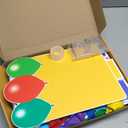 Happy Birthday Yard Sign with Stakes, Customizable Age Birthday Sign with 32.8 ft Colorful LED Lights, 20 Number Stickers & 20 Balloons, Versatile Indoor/Outdoor Decorations for Parties, Lawn & Garden