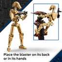 LEGO Star Wars: The Phantom Menace Battle Droid with STAP - Building & Learning Toy for Boys & Girls, Ages 12+ - Star Wars Toy & Model Kit - Gift for Christmas - 75428