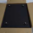 Underbed Storage Bins with Wheels, No Assembly Required - 7.5 inch height Black Large Capacity Rolling Underbed Containers for Shoes, Dorm under bed storage drawers