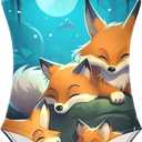 Girls One Piece Swimsuits, Cute Red Panda with Bubble Tea Cartoon Beach Bathing Suit Sport Halter Swimwear, 3T