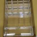 Amazing Abby - Jewel - 2-Pack Acrylic Jewelry Organizer, Plastic Jewelry Tray, Jewelry Case, Trinket Tray, Ring Holder, Perfect Storage Solution for Necklaces, Bracelets, Rings, and More