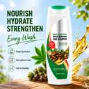Castor Oil Shampoo with Keratin, 200ml