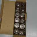 12Pack E17 LED Bulbs ST40 Replacement Light Bulbs, 0.6Watt Per Bulb, Waterproof Shatterproof Dimmable LED Replacement Bulbs for Indoor Outdoor Patio Wedding ST40 String Lights, Warm White, 2700K