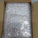 OLYCRAFT 6pcs Gold Mini Glass Hanging Frame 2.1x2.1 Inch Gold Metal Picture Frames Clear Double Glass Floating Frames Hanging Artwork Display Frame for Pressed Flowers Leaf and Artwork