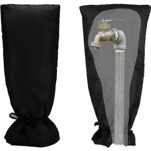 5 x Outdoor Faucet Covers for Winter Freeze Protection,20.4"X8" Hose Bib Covers for Winter,Reusable Thicker Waterproof Insulated Spigot Cover