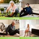 Standing Aid for Seniors Stand Assist Aid Devices & Supports for Elderly Help Get Up from Floor Standing Mobility Aid Tool Rising Indoors Garden Housework Bedroom Bathroom Bedside Matte Black
