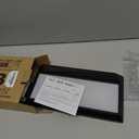 Solar Address Sign, Lighted Address Plaque Outdoor Waterproof, Illuminated Address Numbers, House Numbers for Outside (Black)