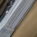 LazBlinds No Tools No Drill 1" Vinyl Mini Blinds, Cordless Blinds for Windows, Light Filtering Horizontal Window Blinds & Shades, 28" W x 48" H, White