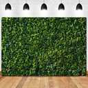 Nature Spring Green Leaves Theme Photo Background Wedding Birthday Party Newborn Baby Shower Photography Backdrops Zoo Decor Shoot Props Bannner (10X8 FT)