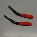 7.4Wheelchair Brake Handle Extensions, Bending Wheel Lock Extensions for Wheelchair,Transport Chair,Heavy Wheelchair,Reclining Wheelchair,Maintain the Original Width of the Wheelchair(1Pair,Black)