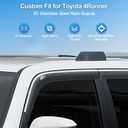 Rain Guards Compatible with Toyota 4Runner 2010-2023 2024 Side Window Deflectors Window Visors Out-Channel Guard Deflector Vent Visor-4pcs