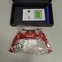 Suitable for Compatible with PS5 Game Controller Decoration Piece Elite Edition Controller Decoration Strip Electroplated Decoration Strip PS5 Game Controller Accessories (Electroplating Red)