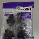 VCE CAT6 RJ45 Keystone Couplers (UL Listed), 25-Pack Ethernet Keystone Jack Female to Female UTP for Cat6/Cat5e/Cat5 Network Cable, Black