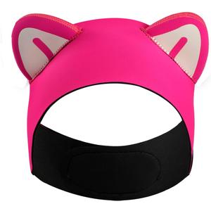 Diving Headband Cat Ears Swimming Headband for Women Kids, 2mm Neoprene Wetsuit Hood - Keeping Water Out - Hold Earplugs in - Secure Ear Plugs for Scuba Dive Snorkeling Swimming Surfing