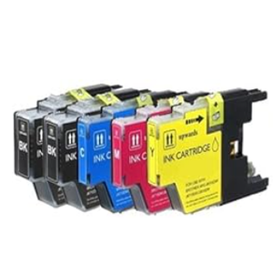 Prestige Cartridge LC1280/LC1240 Ink Cartridges for Brother MFC-J5910DW, MFC-J6510DW, MFC-J6710D, MFC-J6710DW, MFC-J6910DW - Black/Cyan/Magenta/Yellow (Pack of 5)
